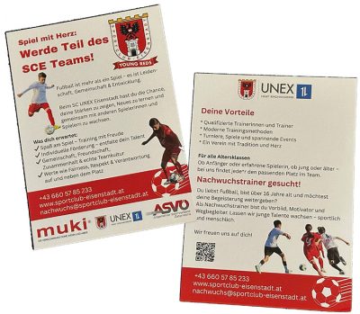 Werde Teil der Young Reds - dem Nachwuchs des SC Eisenstadts!